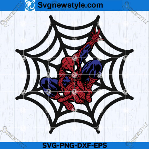 Spiderman Vector Art Svg, Marvel Comics Svg, Cricut File Silhouette Art