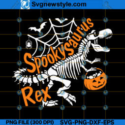 Spooky Saurus Rex SVG Design