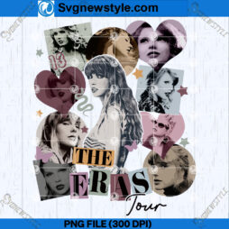 Taylor The Eras Tour PNG Design