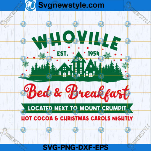 Whoville Bed And Breakfast SVG Design