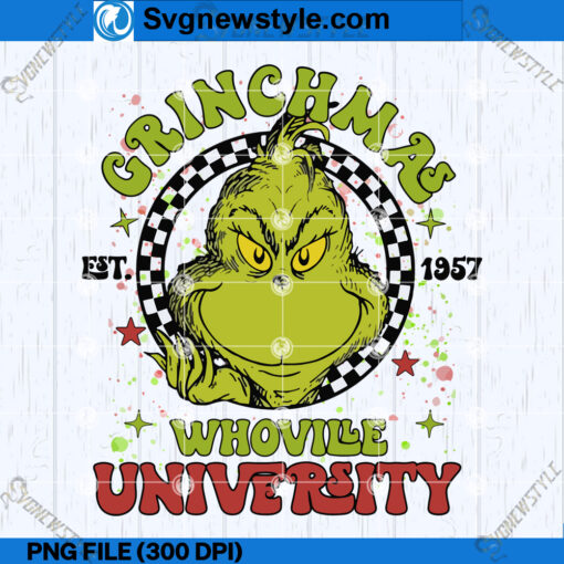 Whovillee University Christmas PNG Design