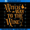 Witch Way To The Wine SVG Design
