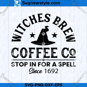Witches Brew Coffee Co SVG Design