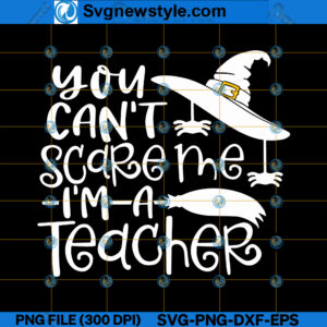 Teacher Halloween SVG Design