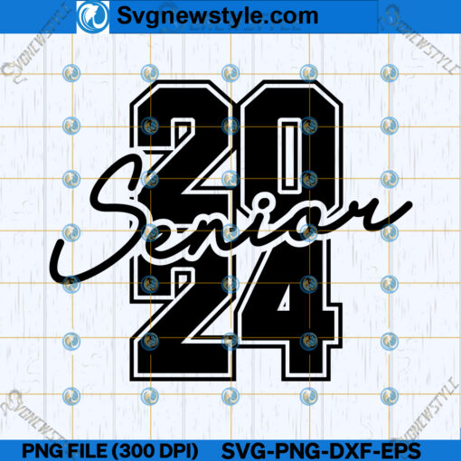 Senior 2024 SVG Design