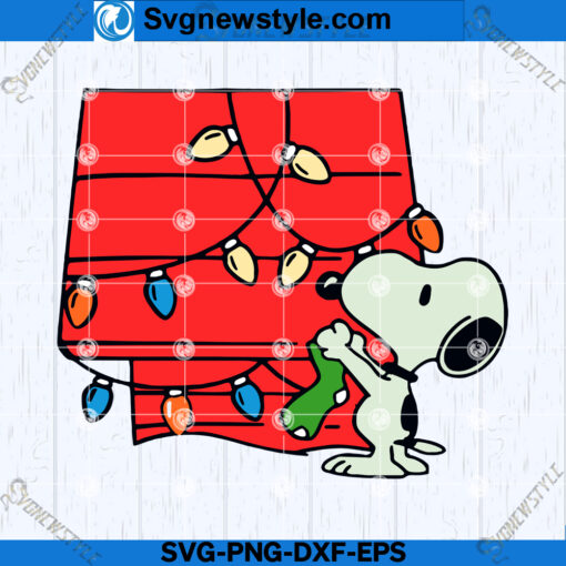 Snoopy Christmas SVG Designs