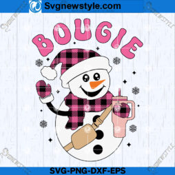 Snowman Tumbler Belt Bag SVG