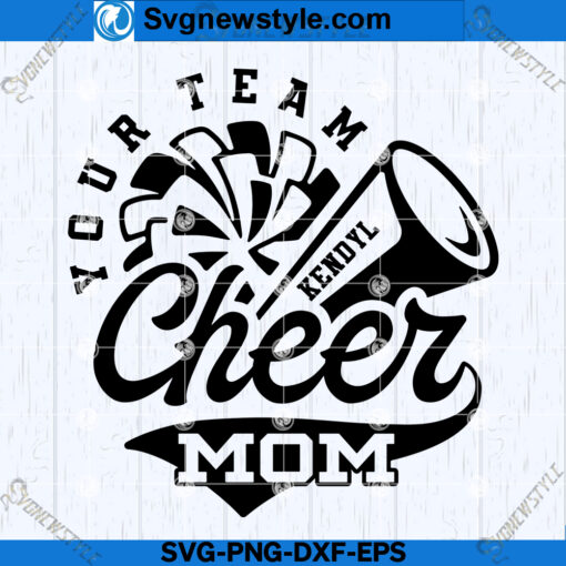 Cheer Mom SVG Design