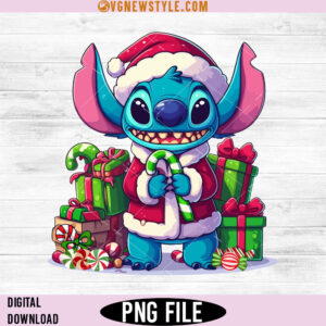 Stitched Christmas Design PNG