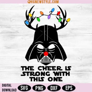Darth Vader Christmas Light SVG