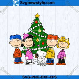 Charlie Brown Peanuts Christmas SVG PNG