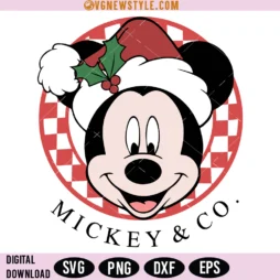 Christmas Santa Mickey SVG