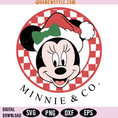 Christmas Santa Mouse SVG