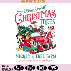Farm Fresh Christmas Trees PNG
