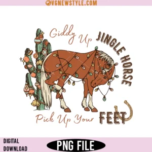 Giddy Up Jingle Horse PNG