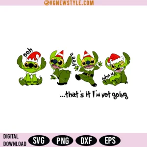 Grinch Not Going SVG