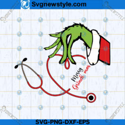 Grinchmas Nurse Christmas SVG