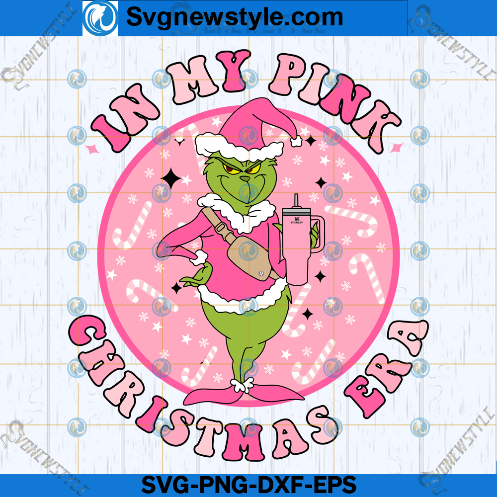 In My Pink Christmas Era svg