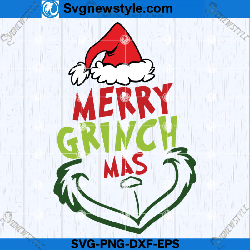 Merry Grinch SVG, Merry Grinchmas SVG, Cricut File