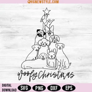 Merry Woofmas SVG PNG