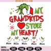 My Grandkids Stole My Heart SVG