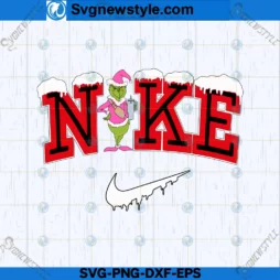 Nike Grinch Christmas SVG