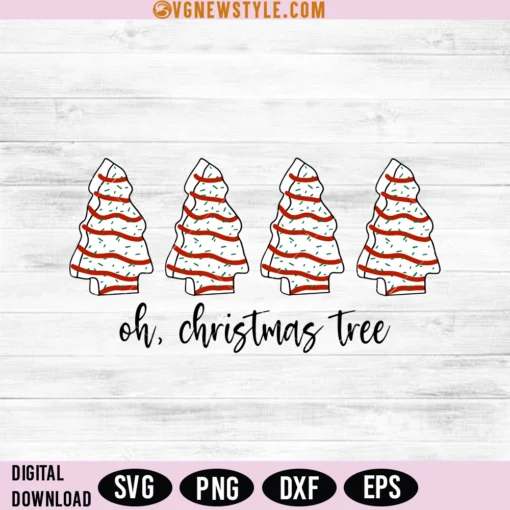 Oh Christmas Tree Little Debbie Christmas SVG