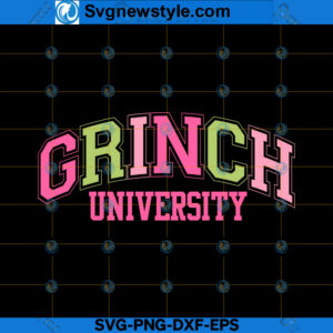 Grinch University SVG