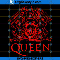 Queen Rock and Roll SVG