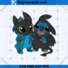 Disney Stitch and Toothless SVG