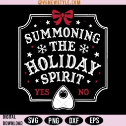 Holiday Spirit Ouija SVG