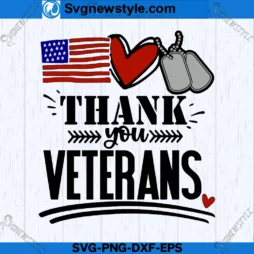 Veterans Day gratitude SVG