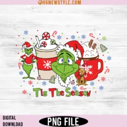 Grinch Inspired Holiday PNG