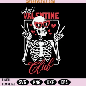 Anti Valentine Club SVG