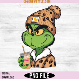 Boujee Grinch Dunkin PNG