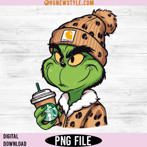 Grinch Starbucks Cup PNG