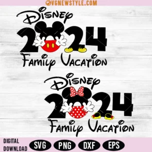 Disney Trip 2024 Clipart Bundle