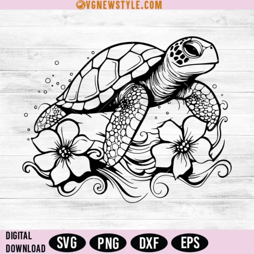 Sea Turtle SVG