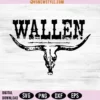 Country Cowboy Wallen SVG