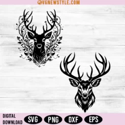 Deer Head SVG