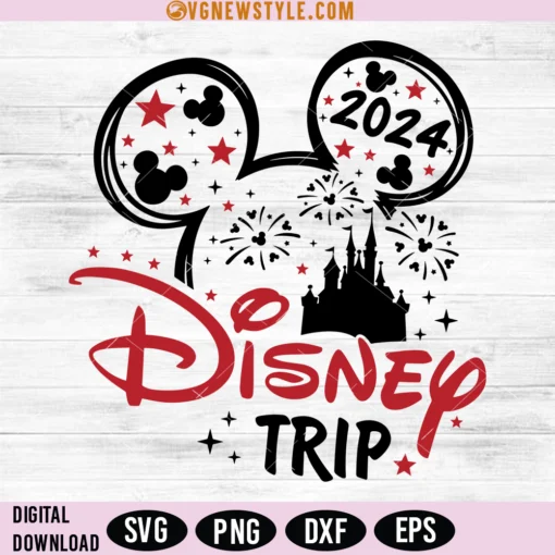 Disney Family Trip 2024 SVG