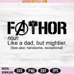 Dad Thor SVG
