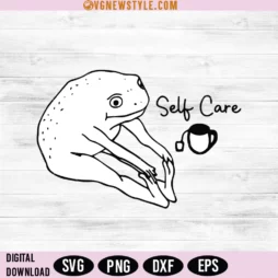Frog Self Care SVG