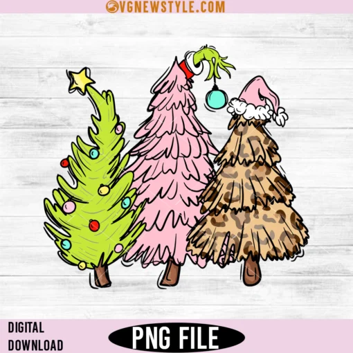 Grinch Christmas Trees PNG