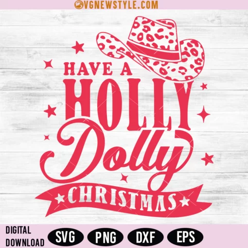 Holiday Season Dolly Parton SVG