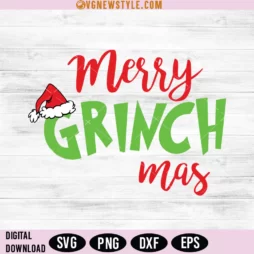 Merry Grinch Mas SVG