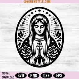 Mother of Jesus SVG PNG