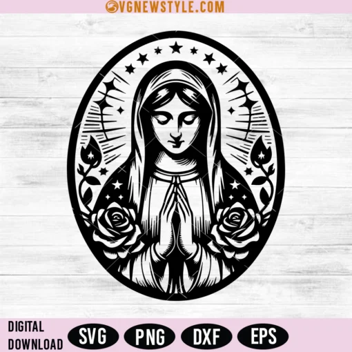 Mother of Jesus SVG PNG