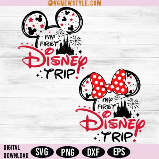 My First Disney Vacation SVG Bundle