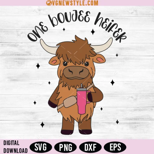 Stanley Boujee Heifer SVG